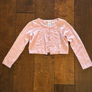 Gymboree Toddler Girl Pink Cropped Cardigan Sweater